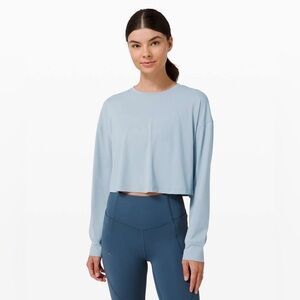 Lululemon Muscle Love Long Sleeve in Chambray Size 10